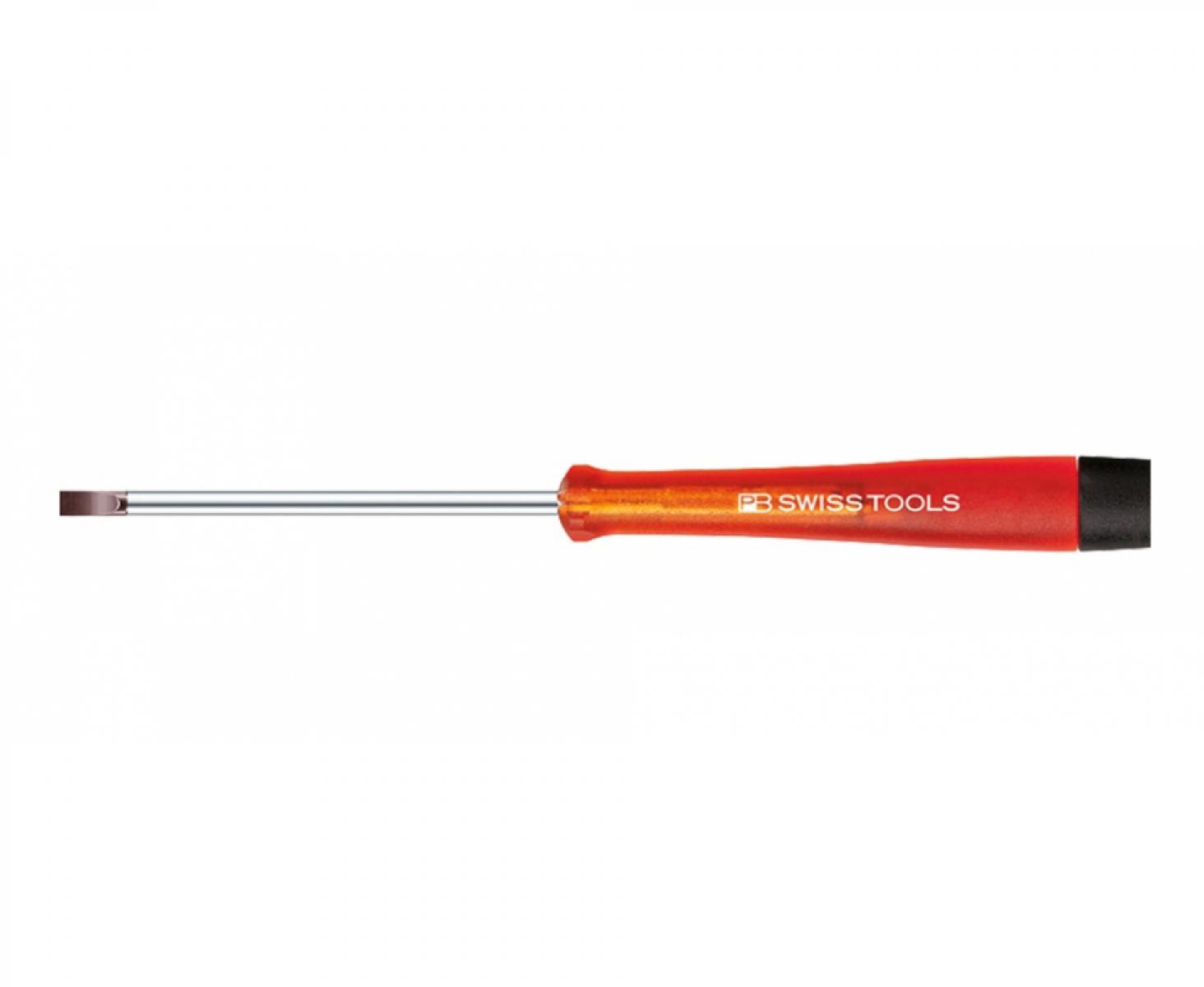 картинка Отвертка шлицевая прецизионная PB Swiss Tools PB 128.3,0-80 0.50 x 3.0 от магазина "Элит-инструмент"