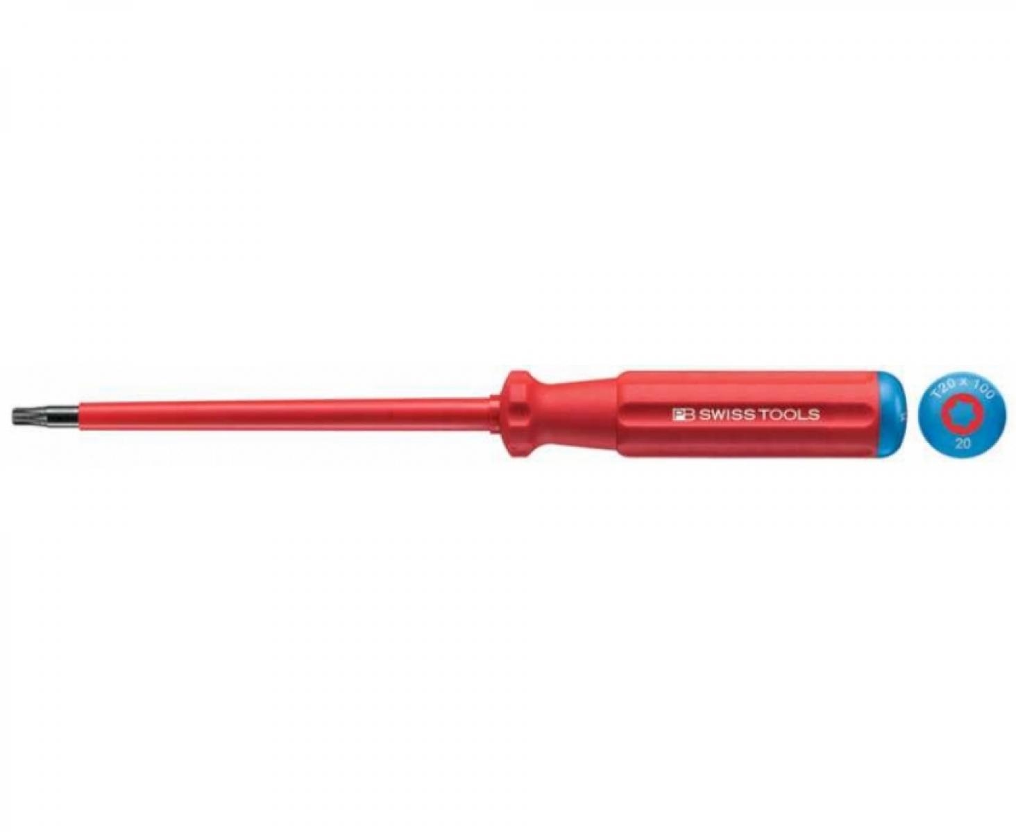 Отвертка диэлектрическая TORX VDE PB Swiss Tools PB 5400.9-70 T9