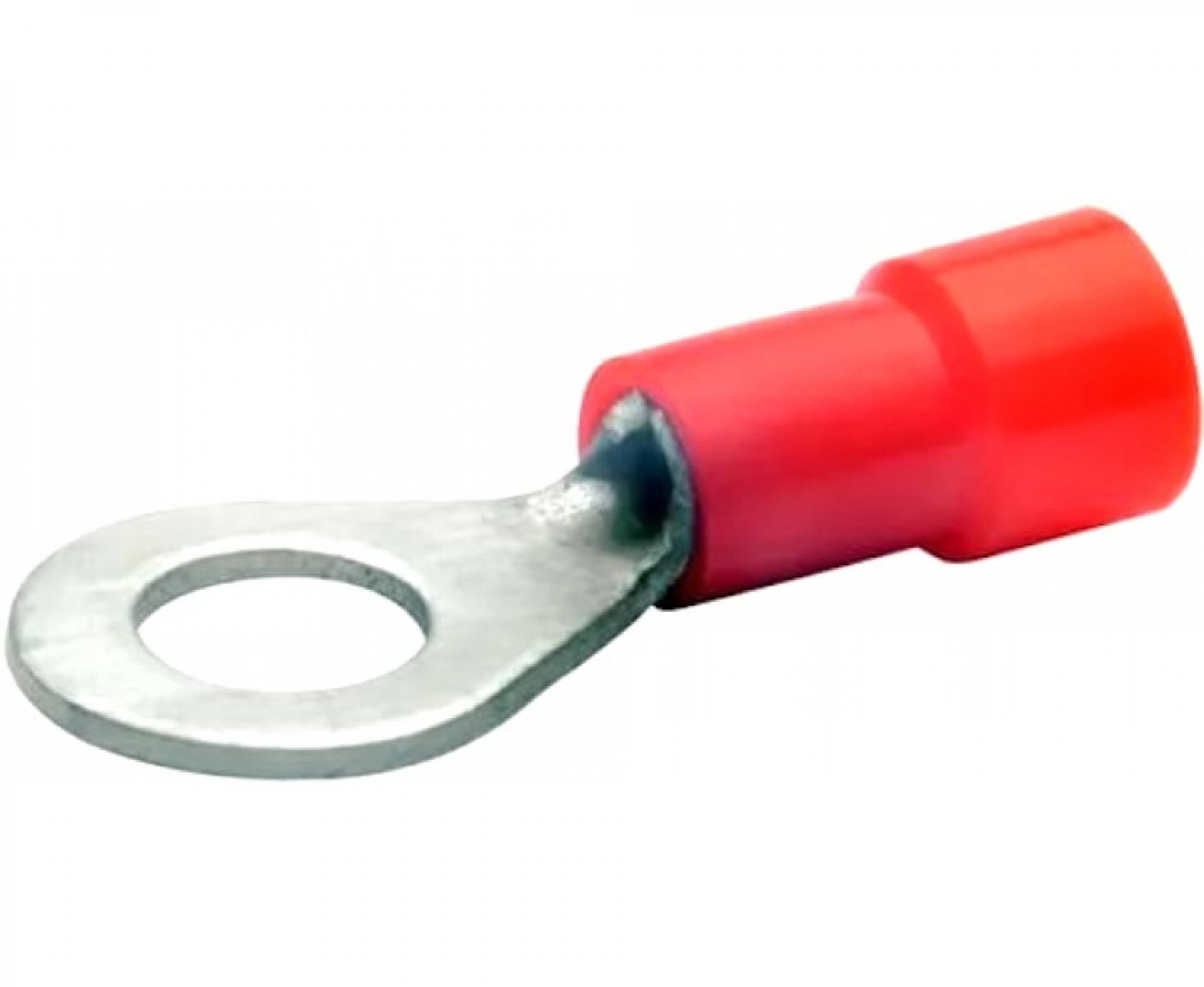 картинка Наконечник кольцевой медный изолированный DIN 46237 0,5-1 мм² под болт М10,0 Klauke KLK62010 100 шт. от магазина "Элит-инструмент"