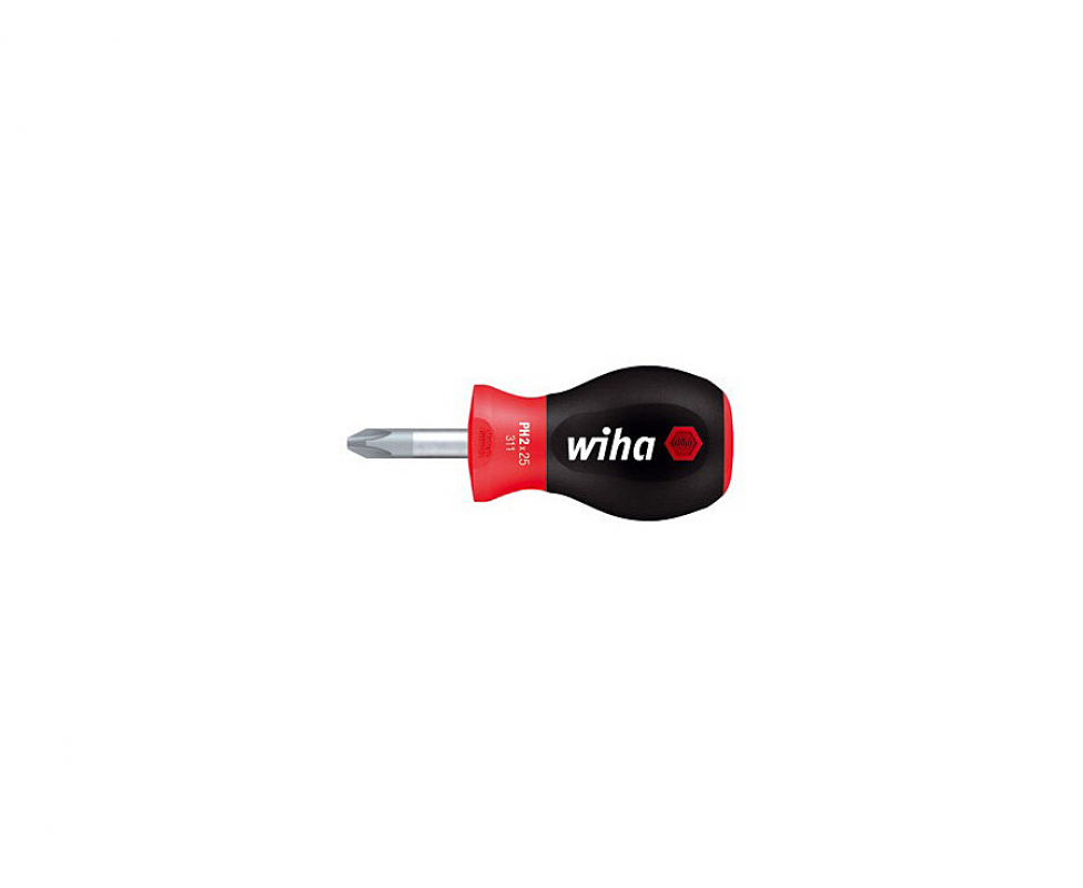 картинка Отвертка Wiha SoftFinish Phillips 311 26969 PH2 x 25 укороченная от магазина "Элит-инструмент"