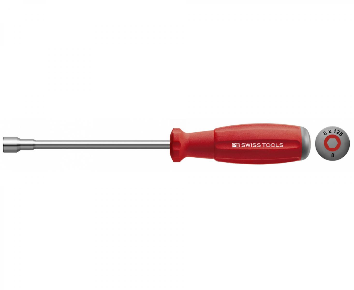 картинка Отвертка-торцовый ключ HEX Nut SwissGrip PB Swiss Tools PB 8200.6-90 M6 от магазина "Элит-инструмент"