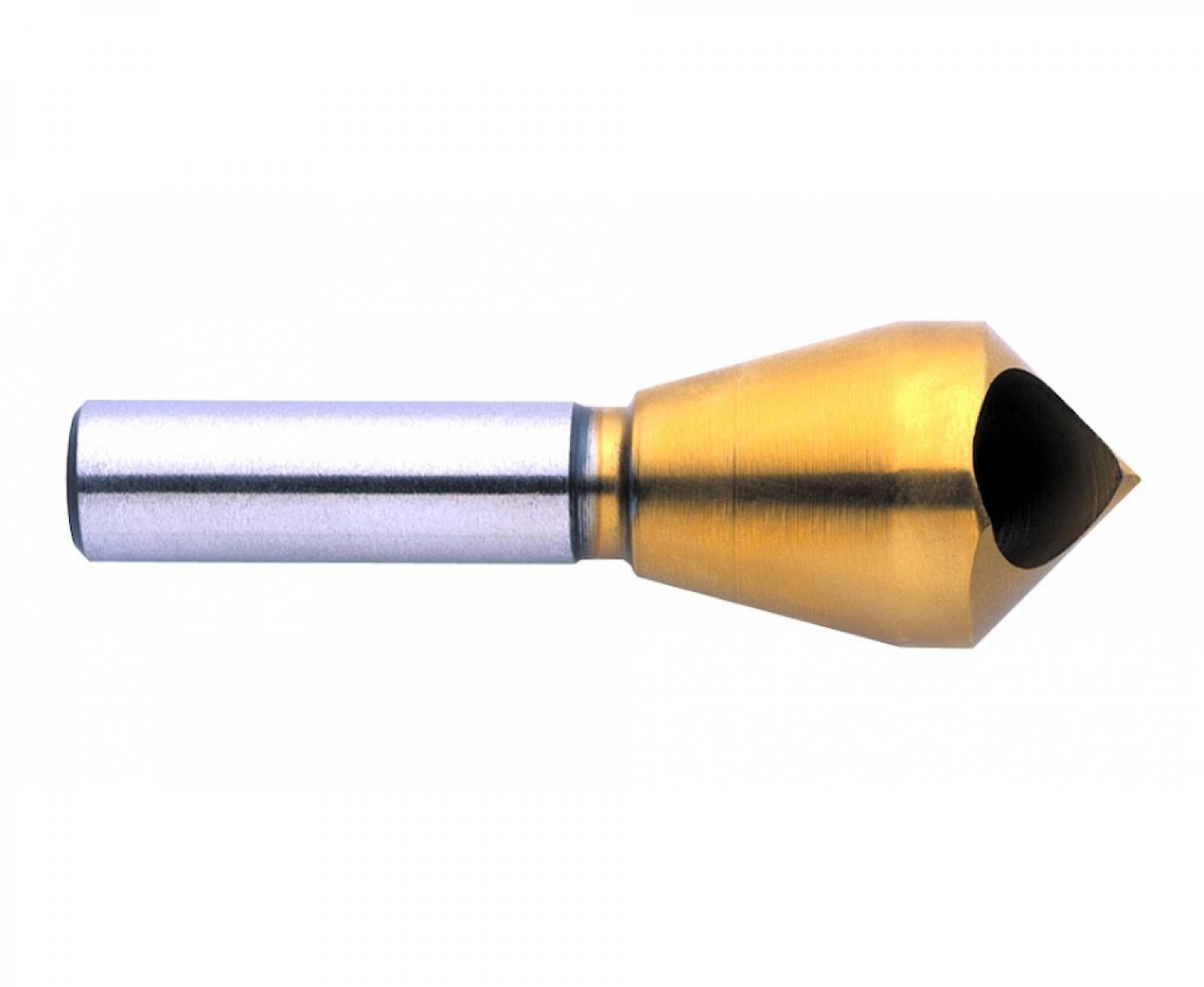 картинка Зенкер полый конический 90° HSS-E TiN 2-5 мм Exact GQ-05441 цилиндрический хвостовик от магазина "Элит-инструмент"