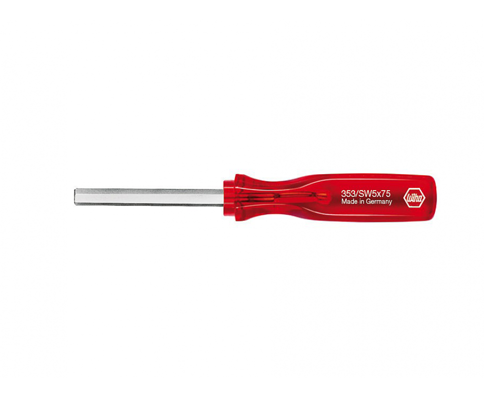 Отвертка Wiha Classic HEX 353 01227 3 x 75 с внутренним шестигранником