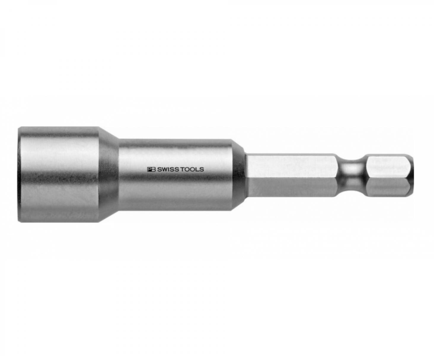 картинка Бита-торцовая головка HEX Nut PrecisionBits E6,3 с внешним шестигранником 1/4 PB Swiss Tools PB E6.200/5,5 M с магнитом M5,5 от магазина "Элит-инструмент"