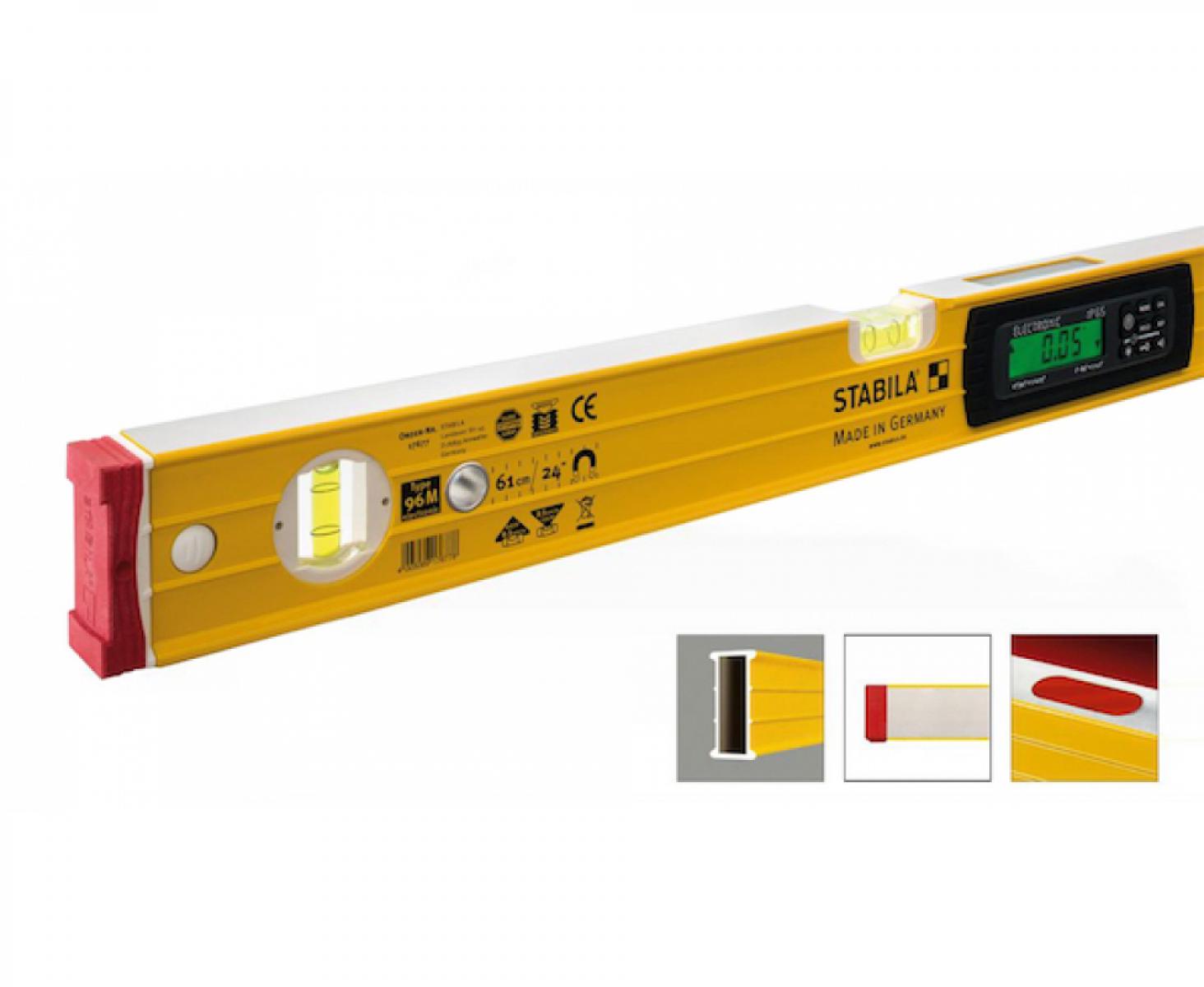 картинка Уровень электронный 196-2 Electronic Stabila 17671 80 см от магазина "Элит-инструмент"