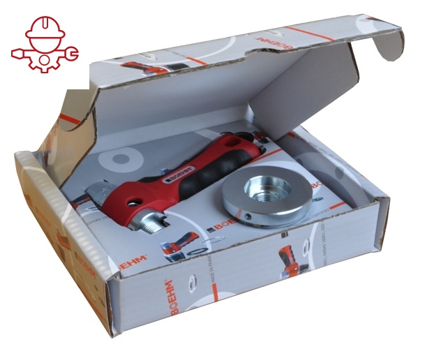 картинка Комплект ручки + патрон Ø2 до 50 мм и от 1/8 '' до 2 '' BOEHM JLBM53M50PA/7802 5350 Fplus от магазина "Элит-инструмент"