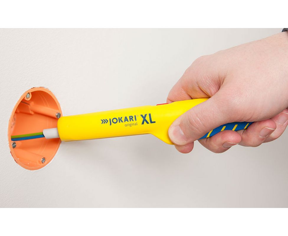 картинка Инструмент JOKARI XL для снятия изоляции с круглых кабелей Jokari JK 30125 от магазина "Элит-инструмент"