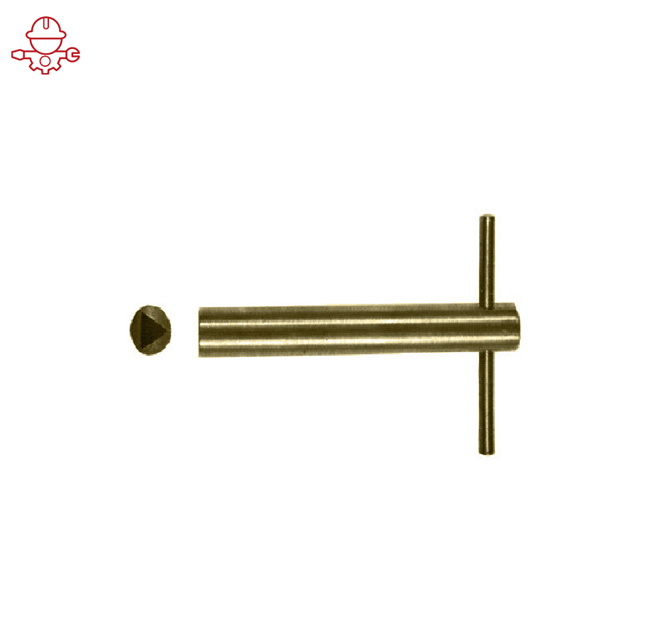 картинка Ключ трубчатый трёхгранный искробезопасный М4, серия 062 MetalMinotti 062-0004 от магазина "Элит-инструмент"