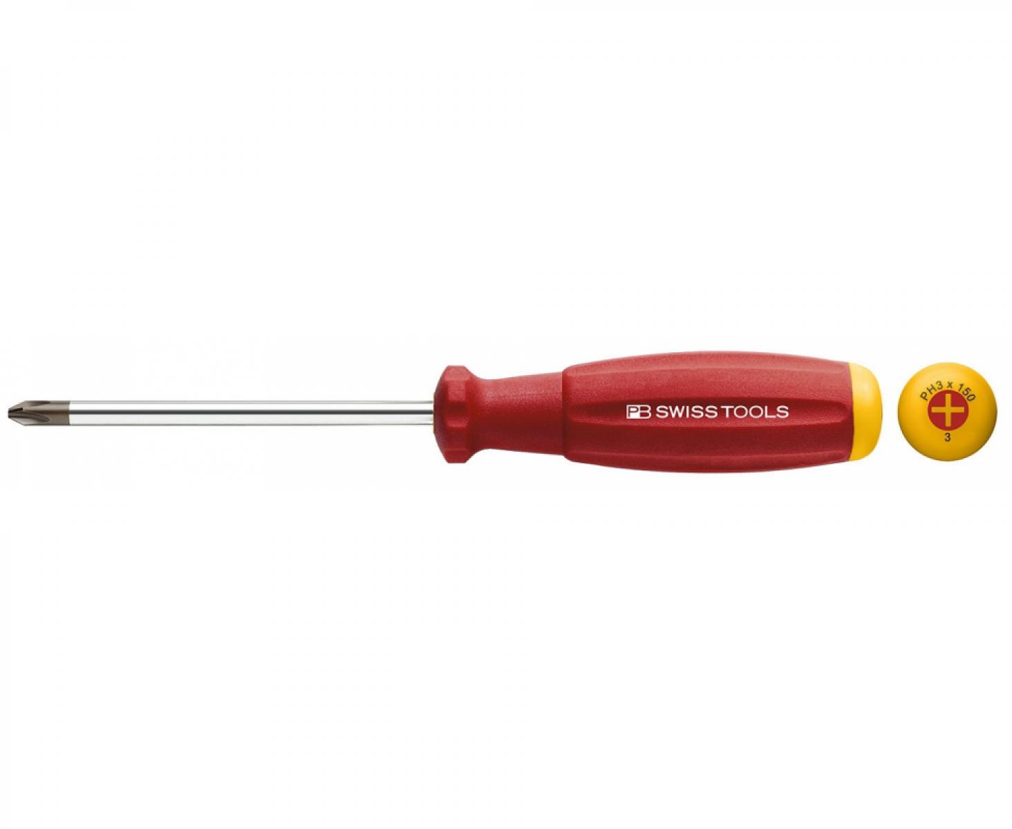 картинка Отвертка крестовая Phillips SwissGrip PB Swiss Tools PB 8190.3-200 PH3 от магазина "Элит-инструмент"