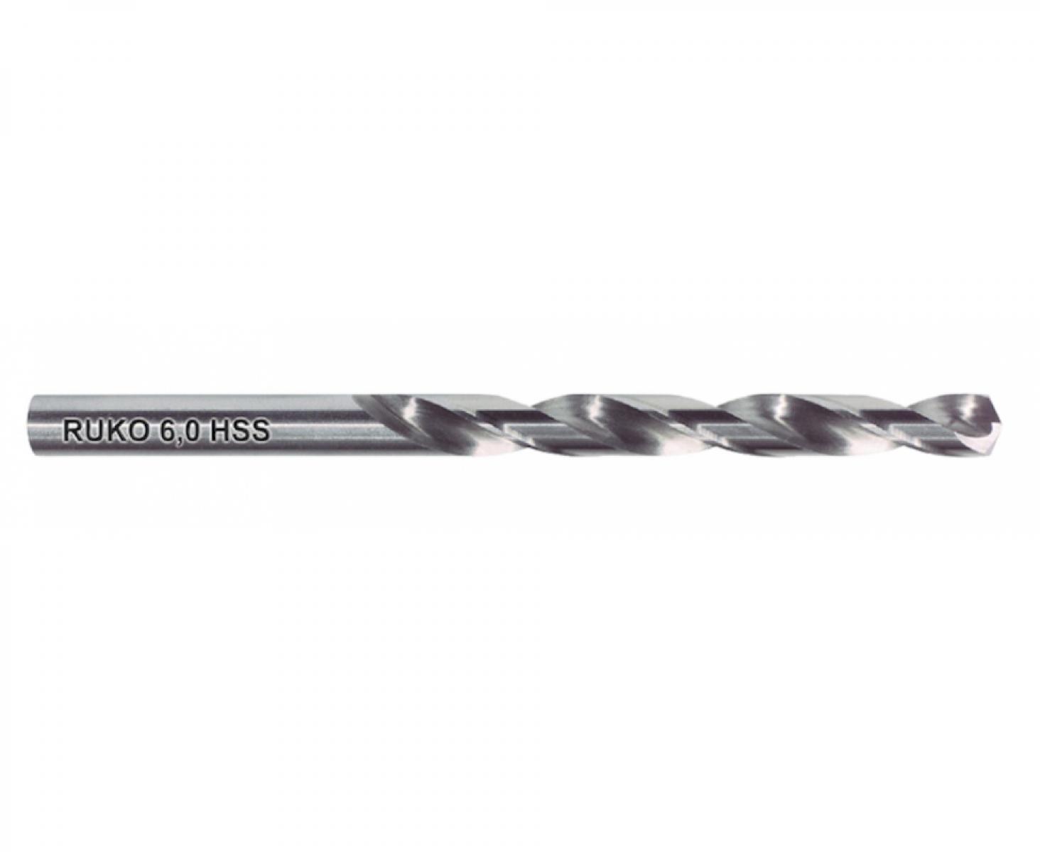 картинка Сверло по металлу шлифованное Ruko HSS-G 5,0 х 86 мм 214050 (10 шт) от магазина "Элит-инструмент"