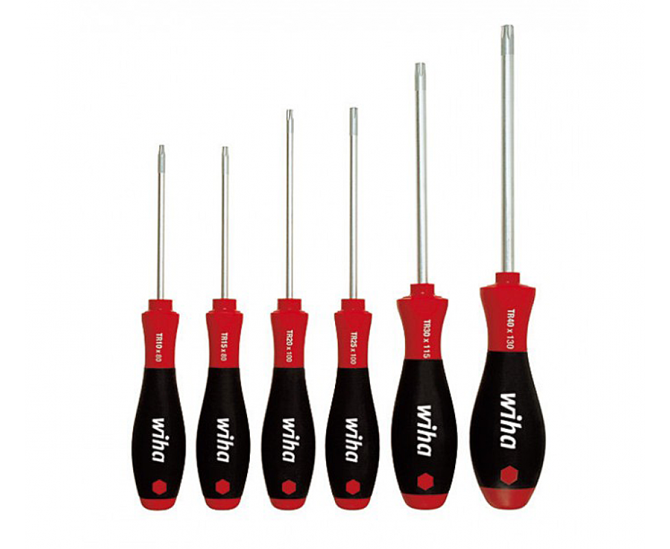 Набор отверток Wiha SoftFinish 362TR K6 24506 TORX Tamper Resistant