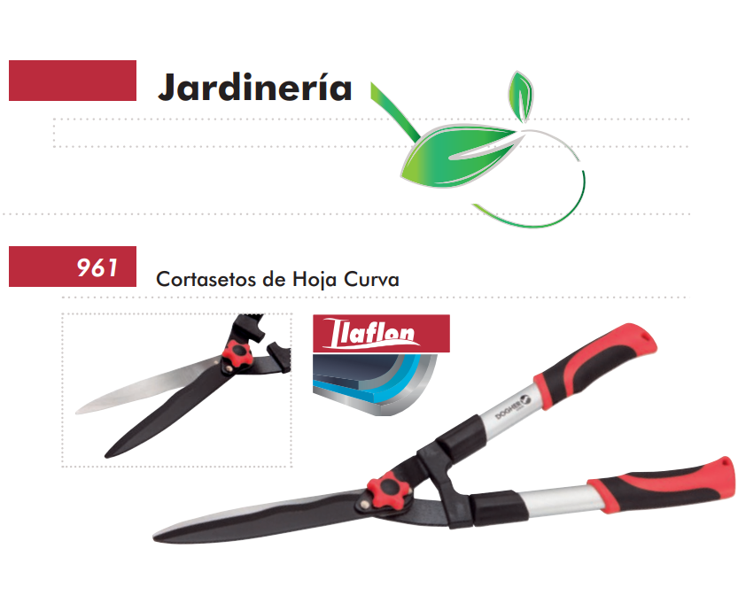 картинка Ножницы - кусторез для живой изгороди, для сада (рукоятки из стекловолокна) Dogher 961-003 от магазина "Элит-инструмент"