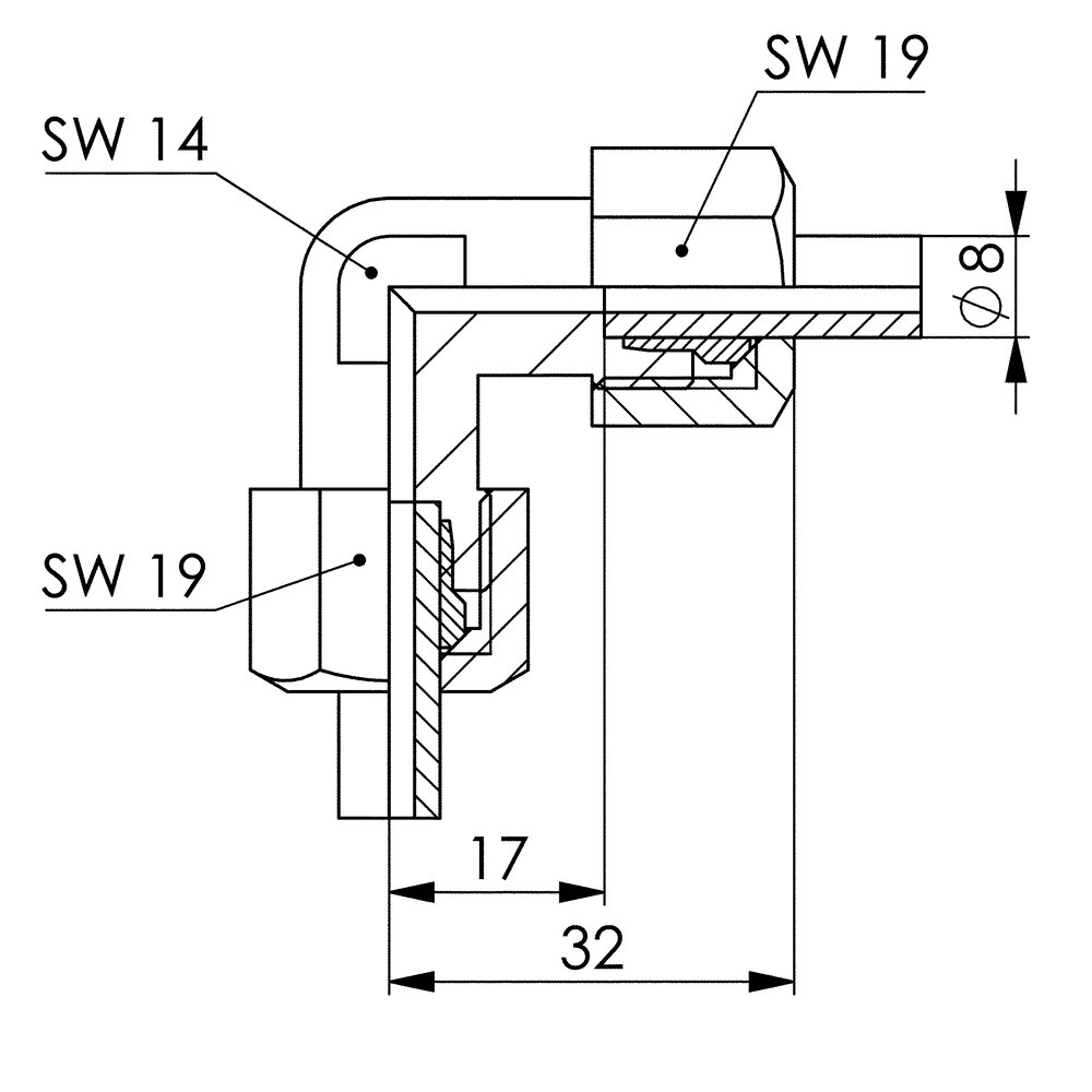 картинка Облегающий, угловой, сверхпрочный АМF 160366 от магазина "Элит-инструмент"