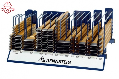 Профессиональный набор зубил Rennsteig на металлическом держателе RE-4296010 115 предметов