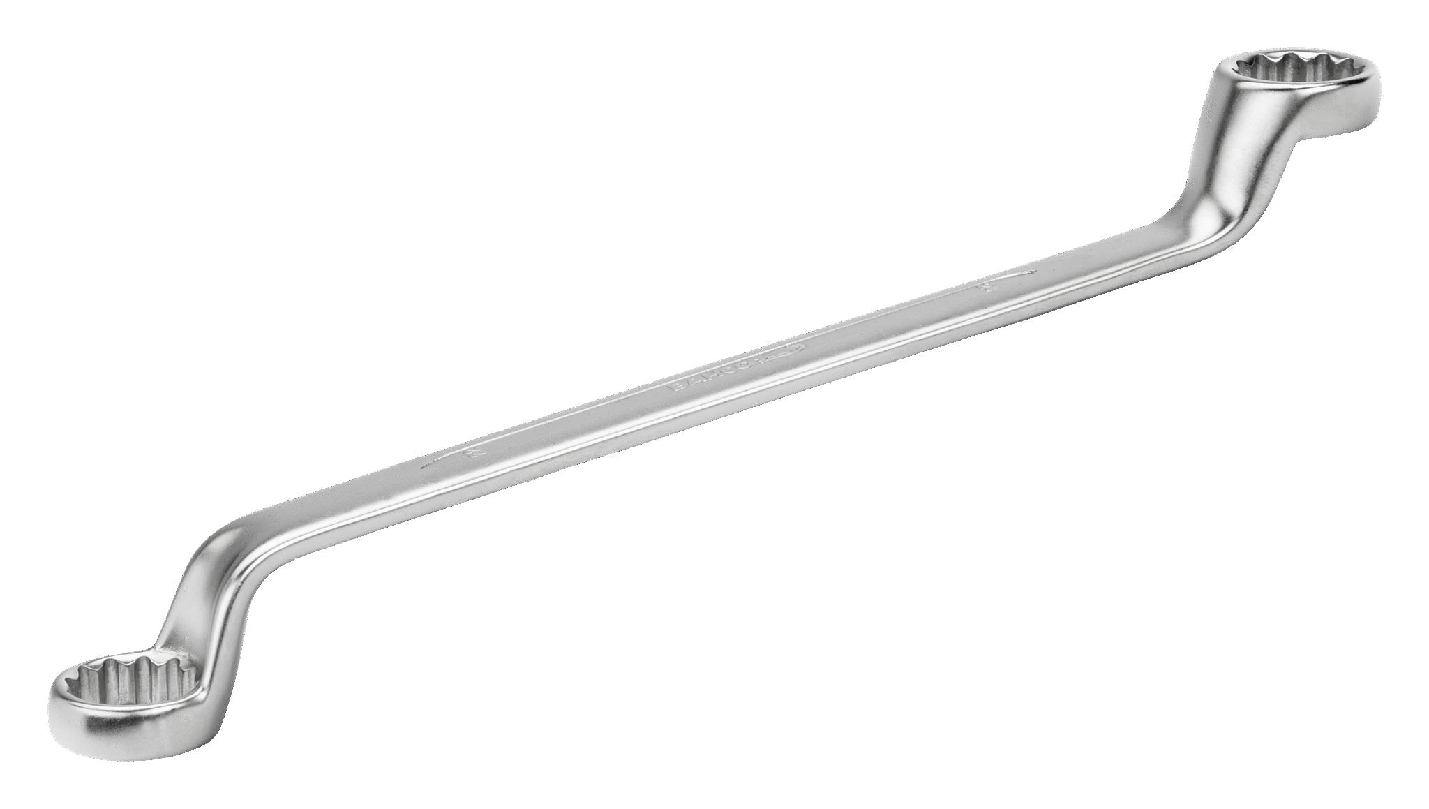 картинка Накидной ключ двусторонний метрических размеров, изогнутый BAHCO 2M-27-30 от магазина "Элит-инструмент"