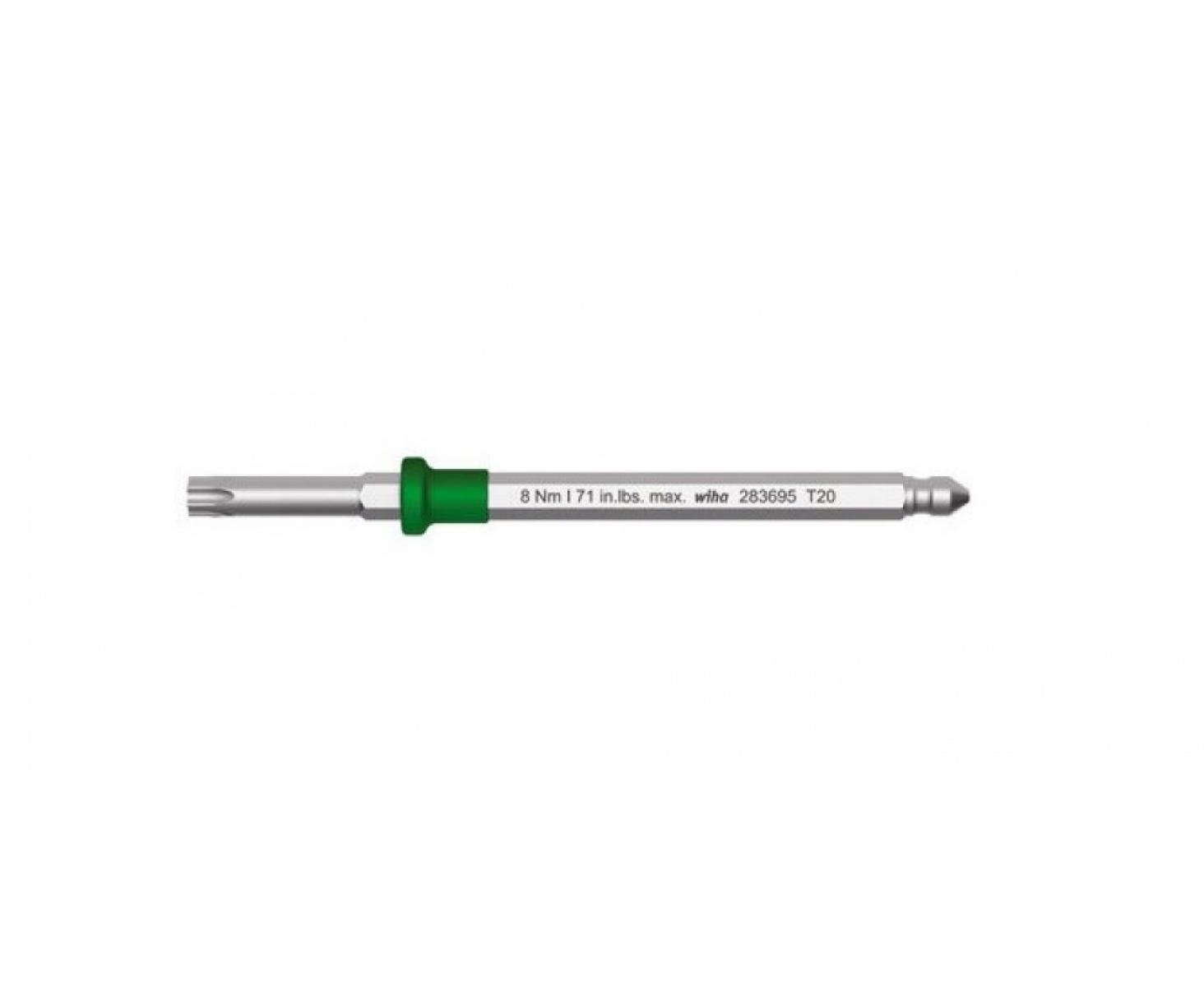 Сменное жало Wiha Torque TORX SB 28369 40554 T15 для отвертки TorqueFix-Key 5,5 Нм в блистере 2 шт.