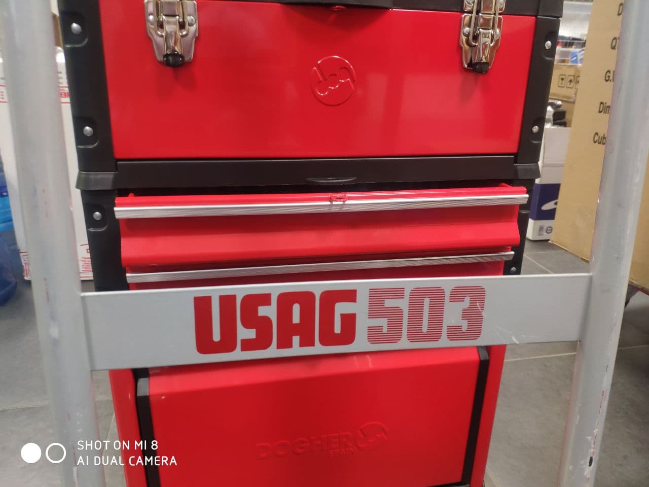 картинка 503 Многоцелевая тележка на 4-х колёсах, USAG U05030001 от магазина "Элит-инструмент"