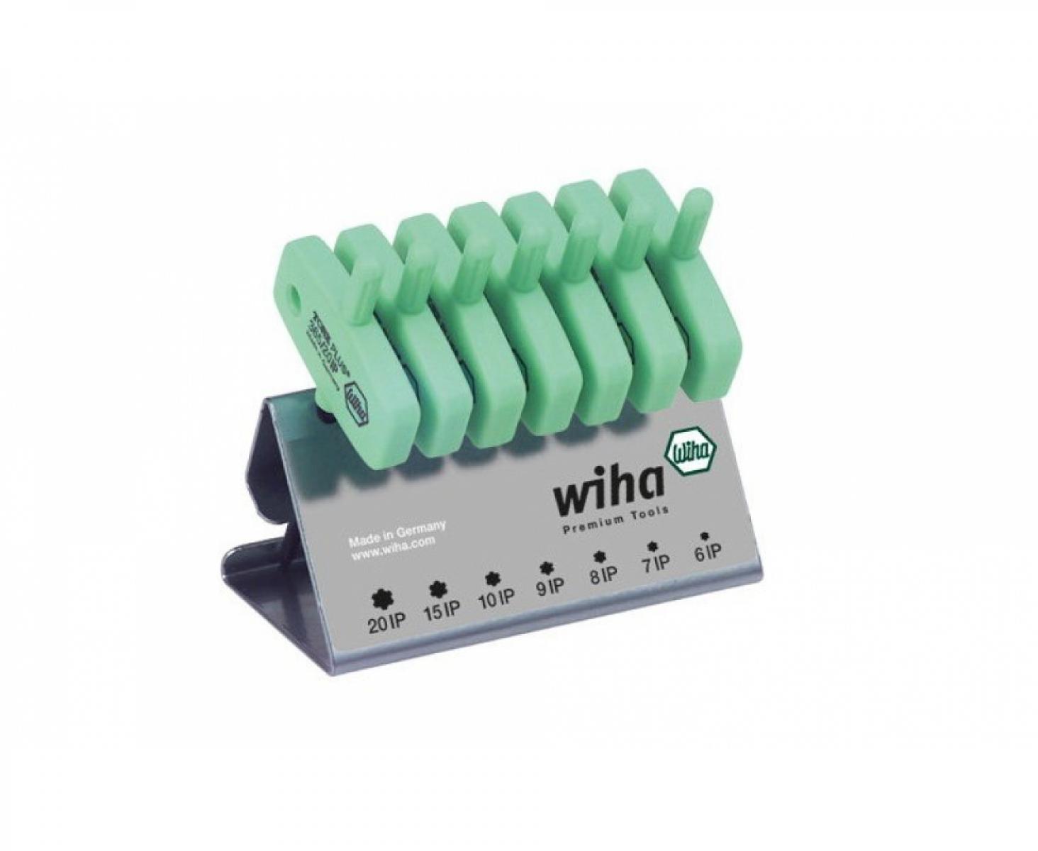 картинка Набор отверток TORX PLUS с рукояткой-ключиком Wiha 365IP VB 26261 в подставке, 7 предметов от магазина "Элит-инструмент"
