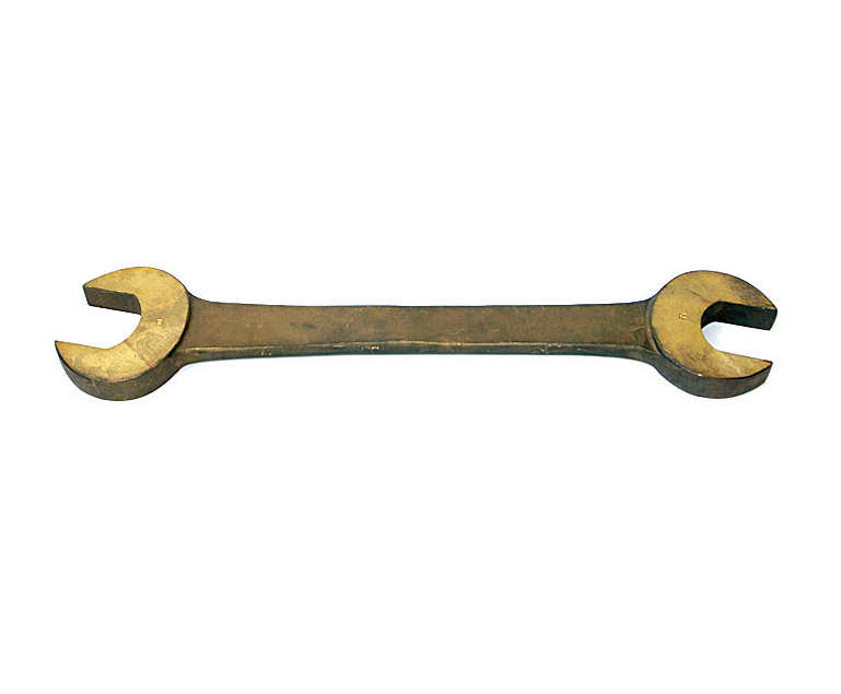 картинка Ключ рожковый искробезопасный 24x27 мм, серия 001 MetalMinotti 001-2427 от магазина "Элит-инструмент"