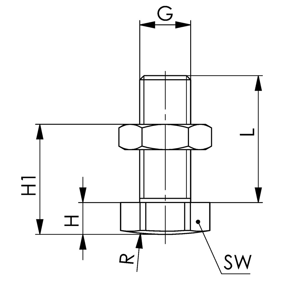 картинка Установочный винт АМF 73601 от магазина "Элит-инструмент"