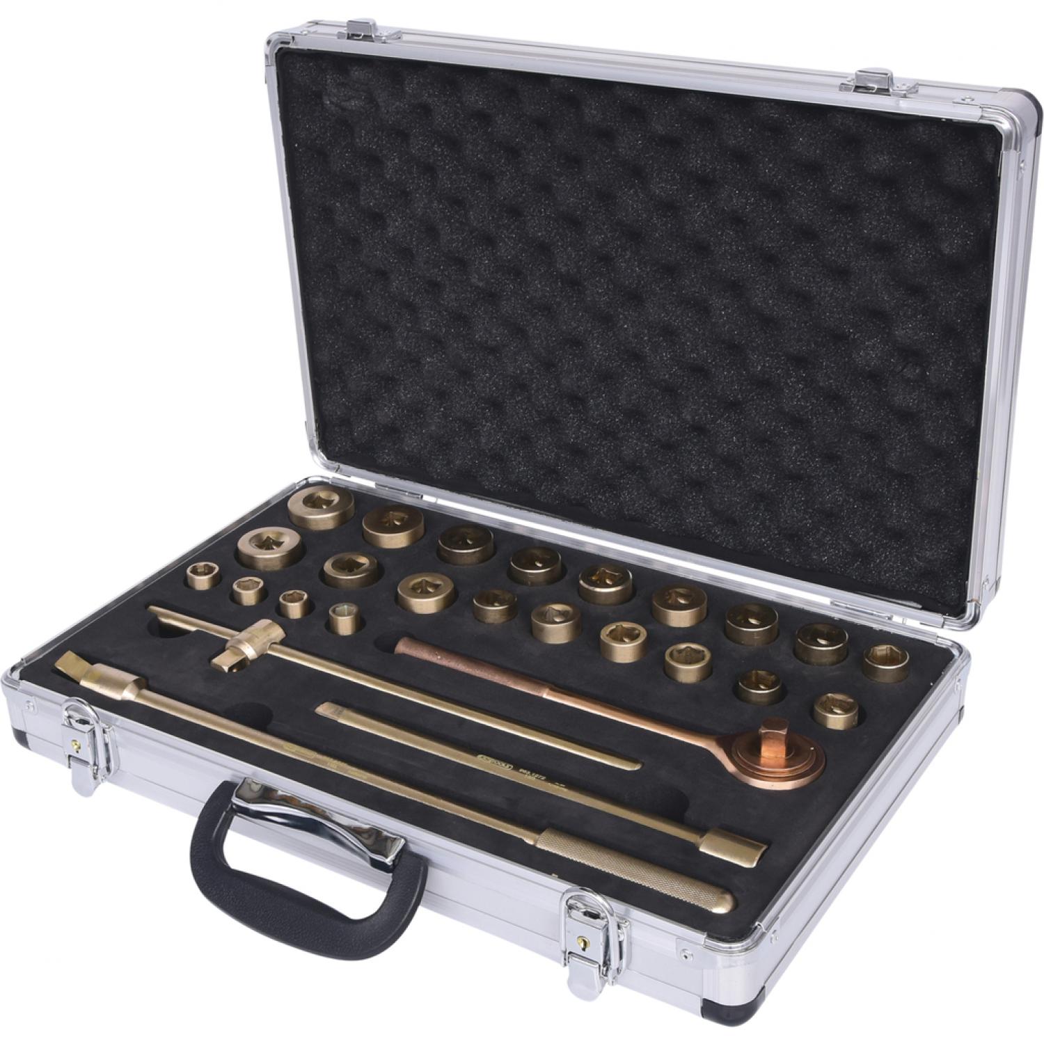 картинка Комплект торцовых ключей BRONZEplus 1/2", 26 шт от магазина "Элит-инструмент"