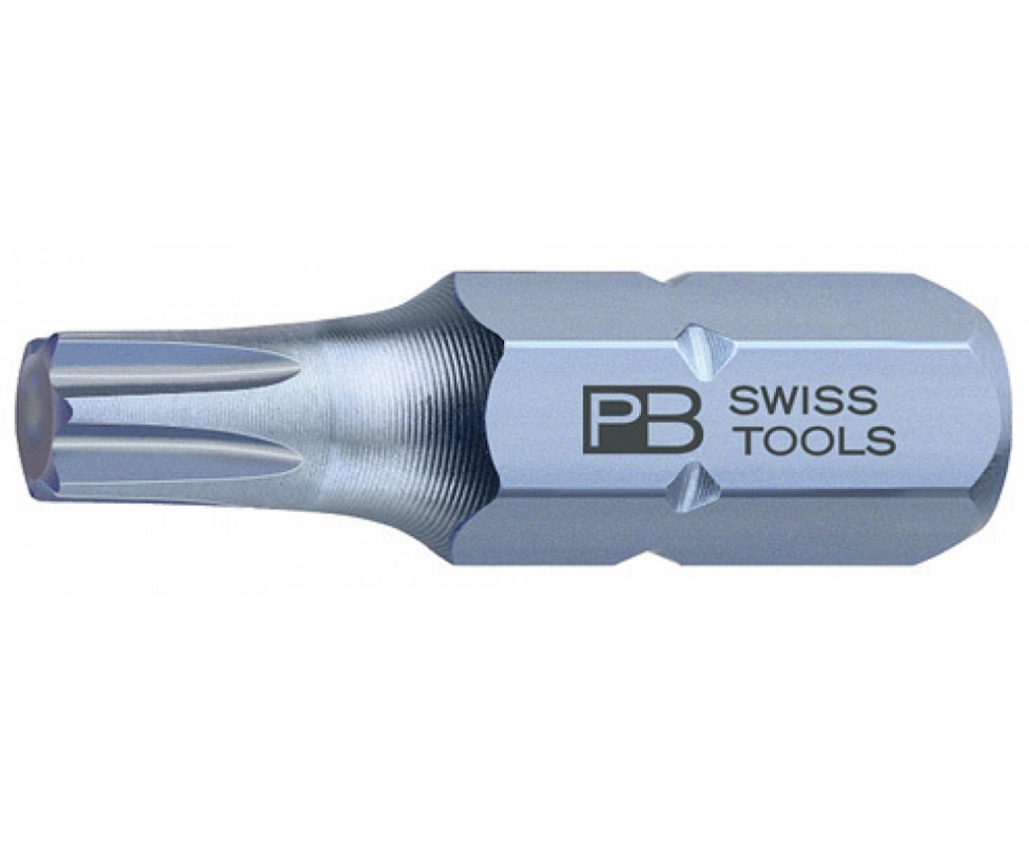 картинка Бита TORX PrecisionBits C6,3 с внешним шестигранником 1/4 PB Swiss Tools PB C6.400/27 T27 от магазина "Элит-инструмент"