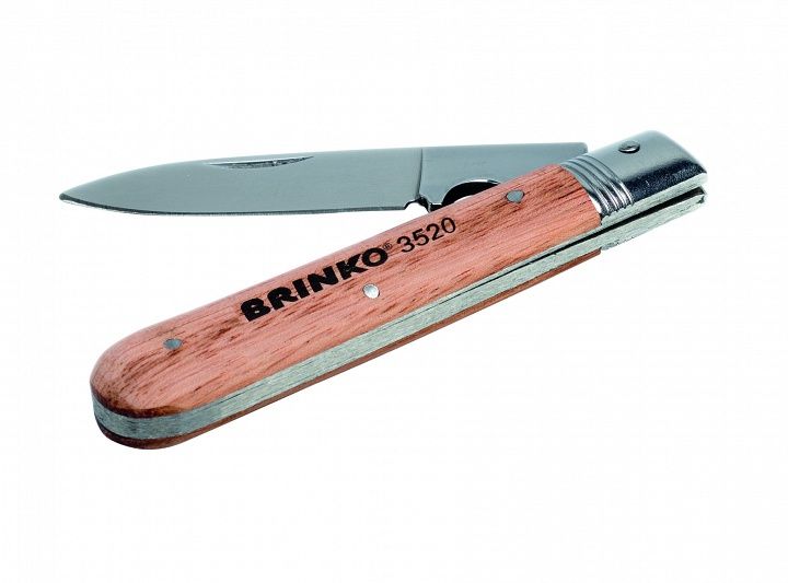 картинка Нож для кабеля, деревянная рукоятка от магазина "Элит-инструмент"