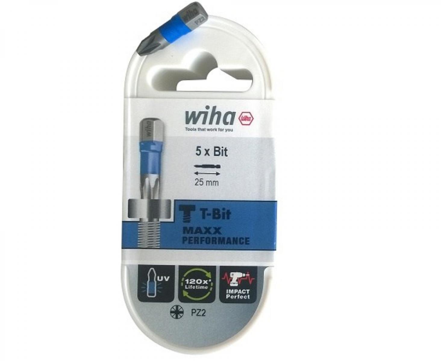 Набор сменных бит Wiha T bit HEX 3.0 7013-T903 41611, 5 шт.