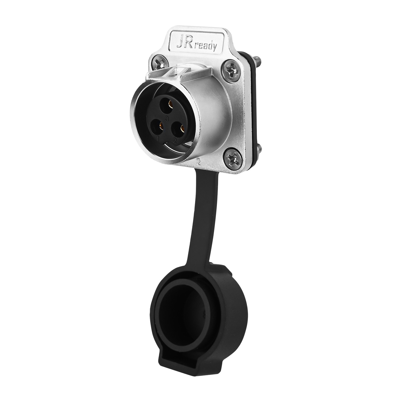 JRready JRSSW-CP20 3-контактный обжимной фланцевый разъем с четырьмя монтажными отверстиями, промышленный водонепроницаемый разъем