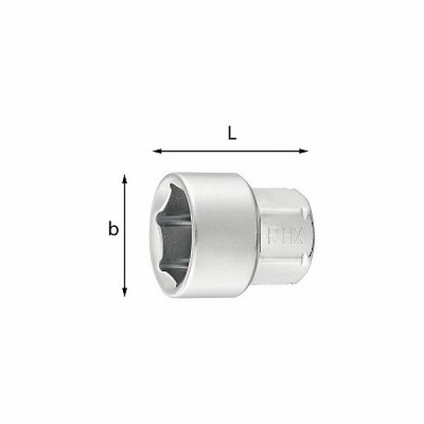 Короткие шестигранные головки 235 1/4 ERN U02350707