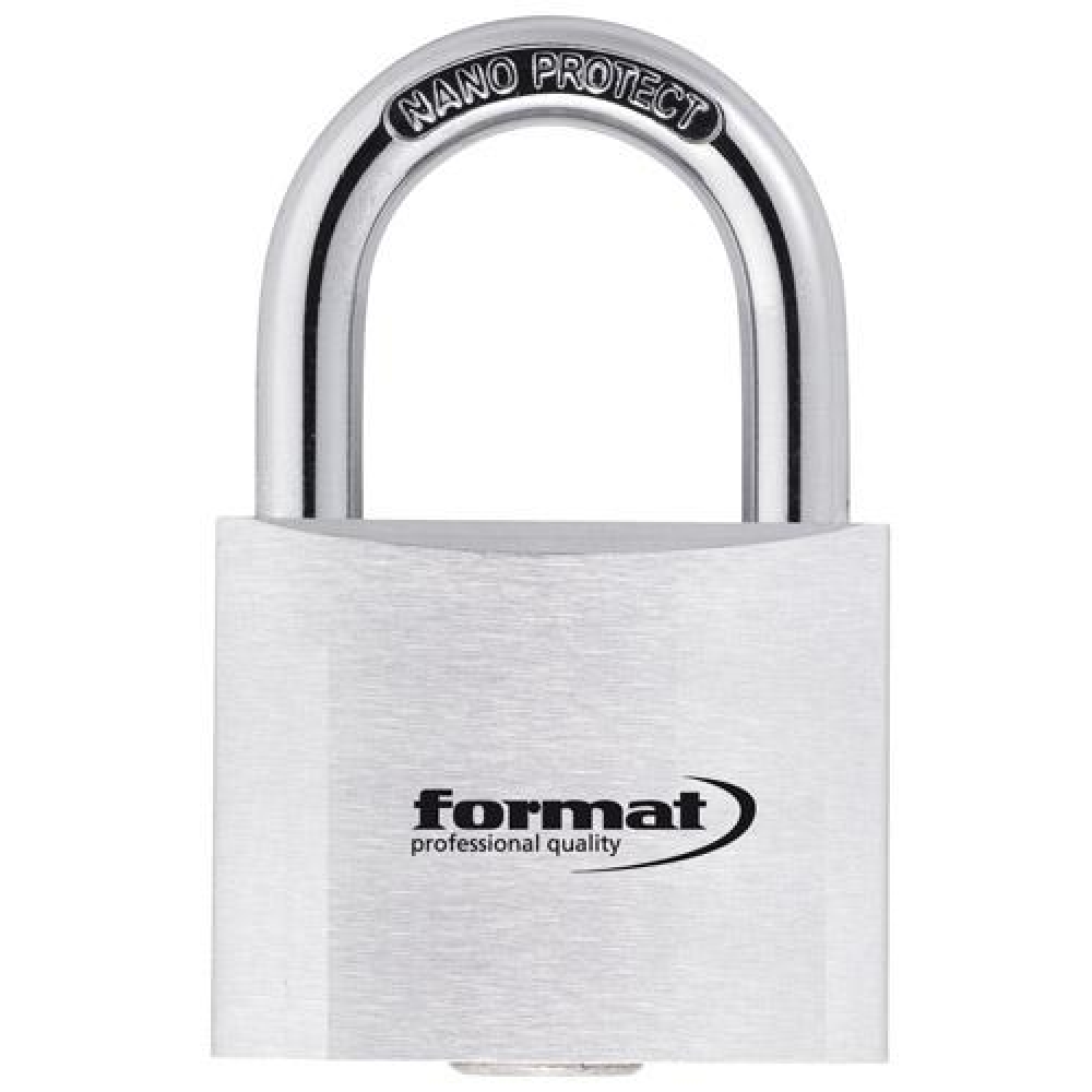 Замок навесной алюминиевый 30мм FORMAT 7502 0031 Fplus