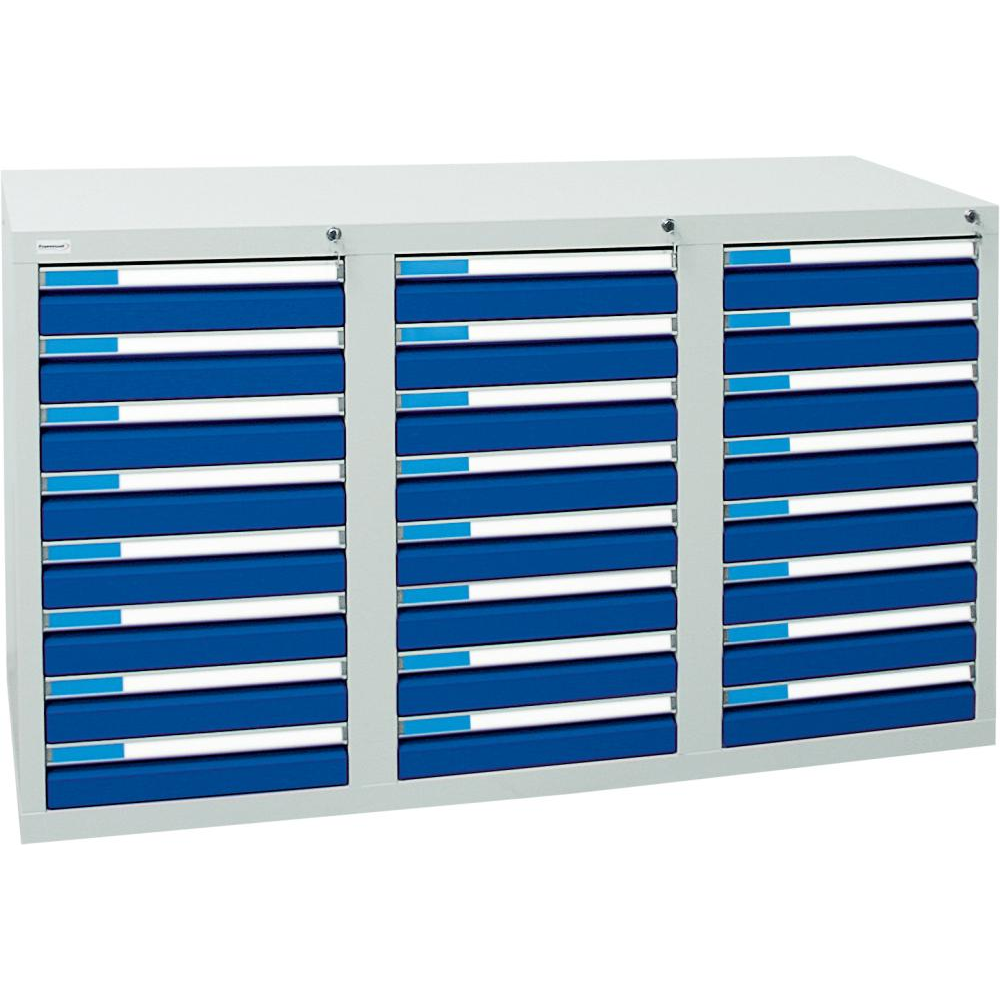Шкаф формата Ш500хГ1500хВ900мм RAL 7035/5010 24 ящика 75кг 3031 5089 Fplus