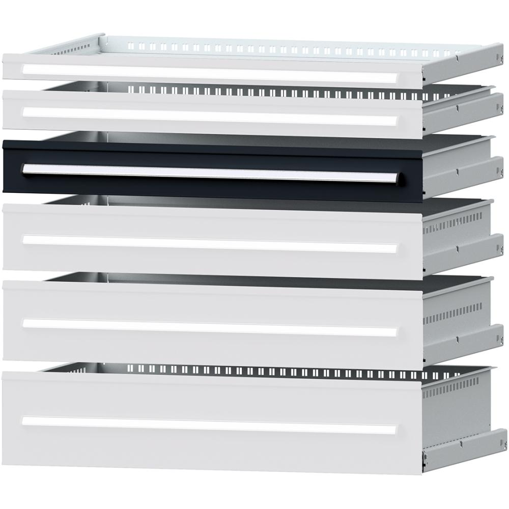 Формат ящика Ш600хГ600хШ120мм RAL 7016 грузоподъемность 75кг 3196 2934 Fplus