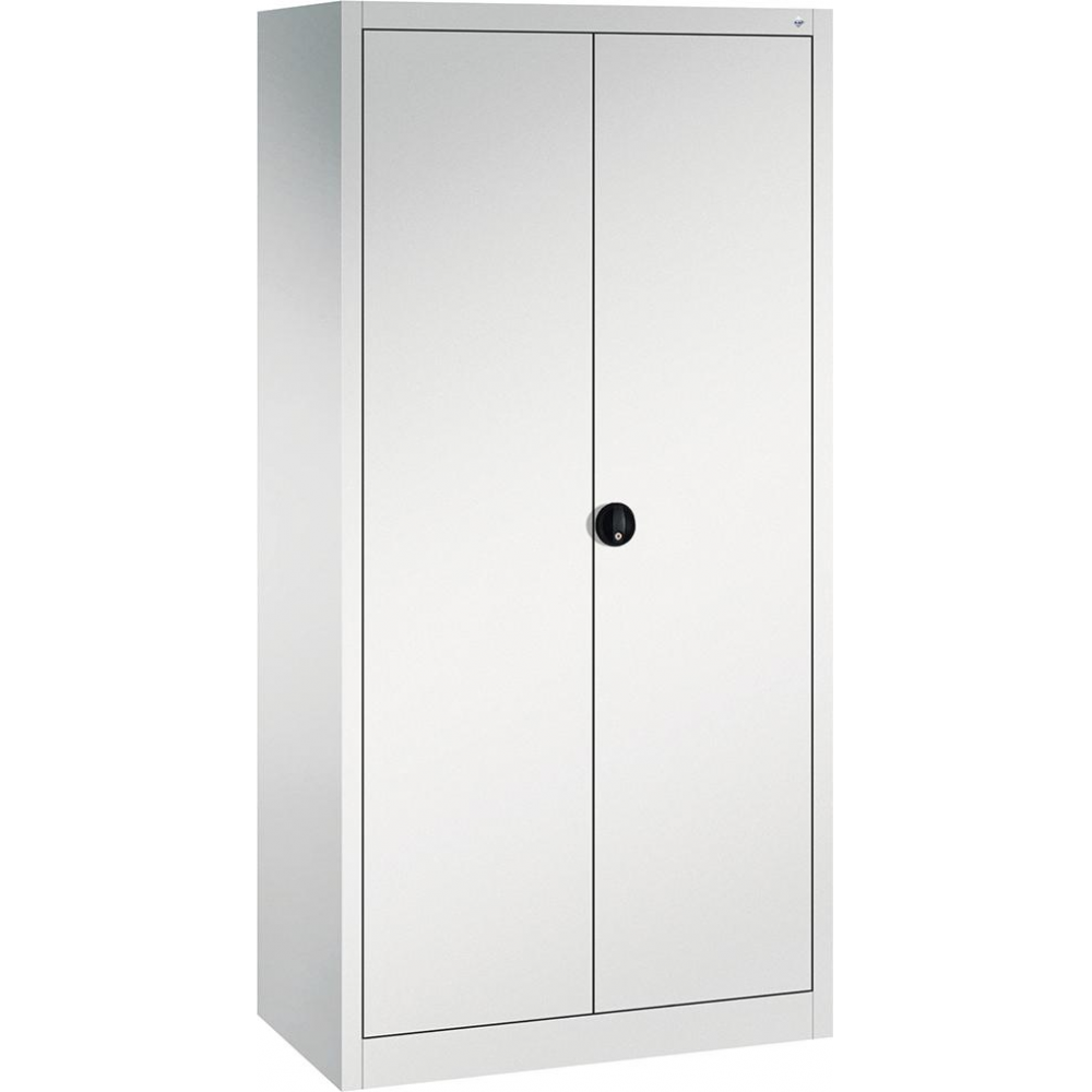 Шкаф FORMAT с распашной дверью, 4 полки, нагрузка 70 кг В1950xШ930xГ500мм RAL 7035 3030 1220 Fplus