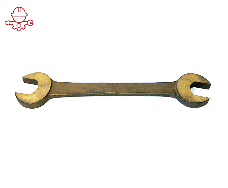 картинка Ключ рожковый искробезопасный 24x27 мм, серия 001 MetalMinotti 001-2427 от магазина "Элит-инструмент"