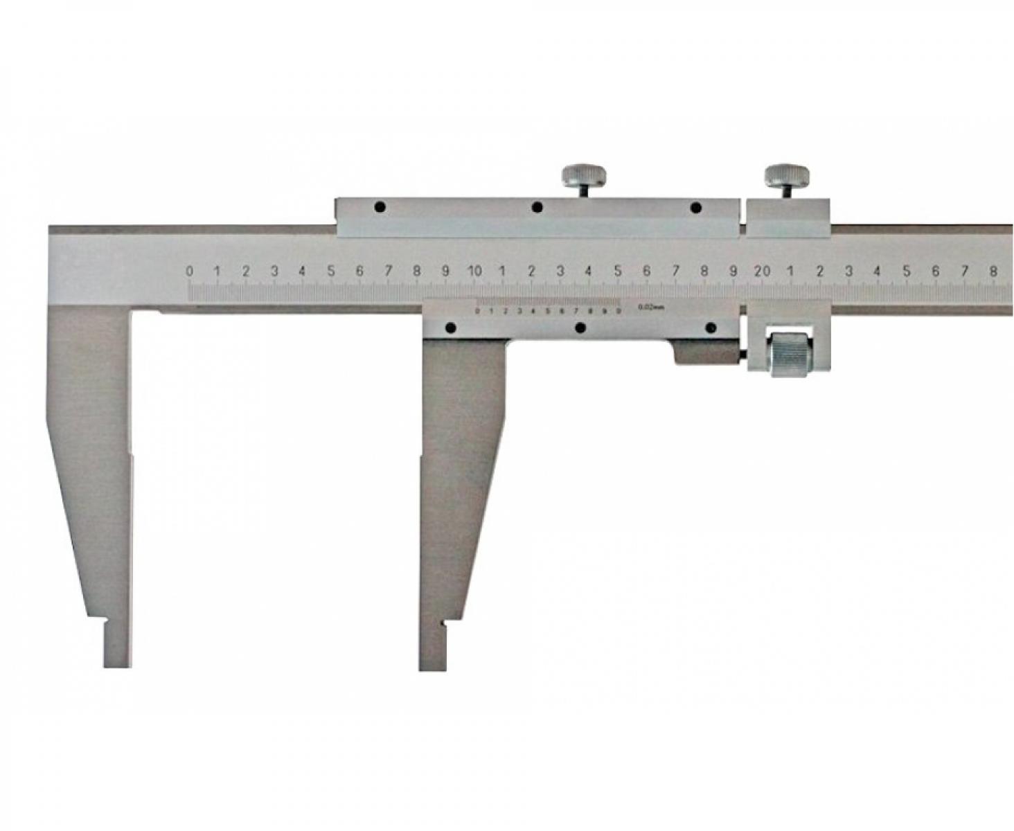 картинка Штангенциркуль верньерный цеховой односторонний 0-1000 мм Schut 909.619 от магазина "Элит-инструмент"