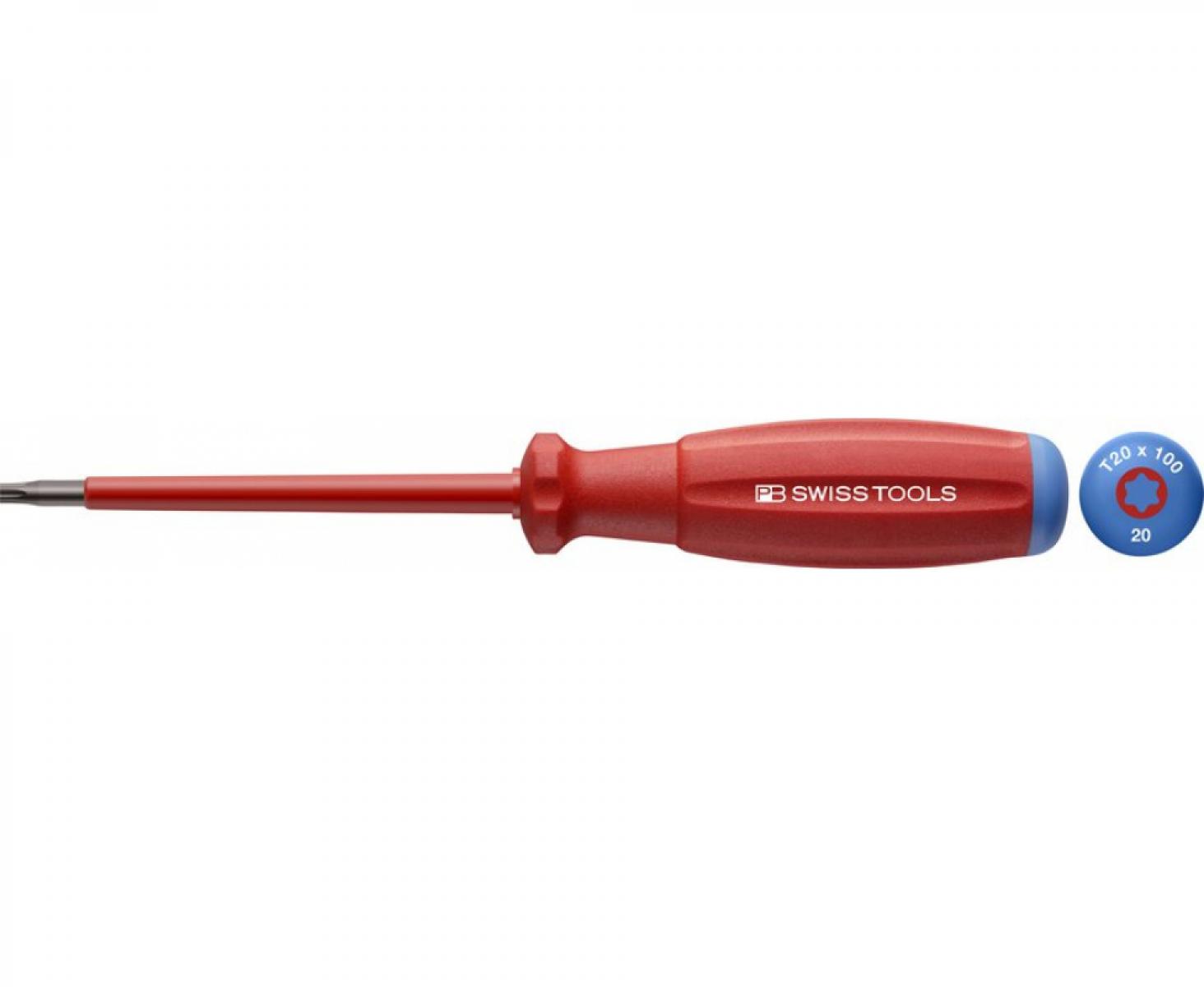 Отвертка SwissGrip диэлектрическая TORX VDE PB Swiss Tools PB 58400.9-70 T9