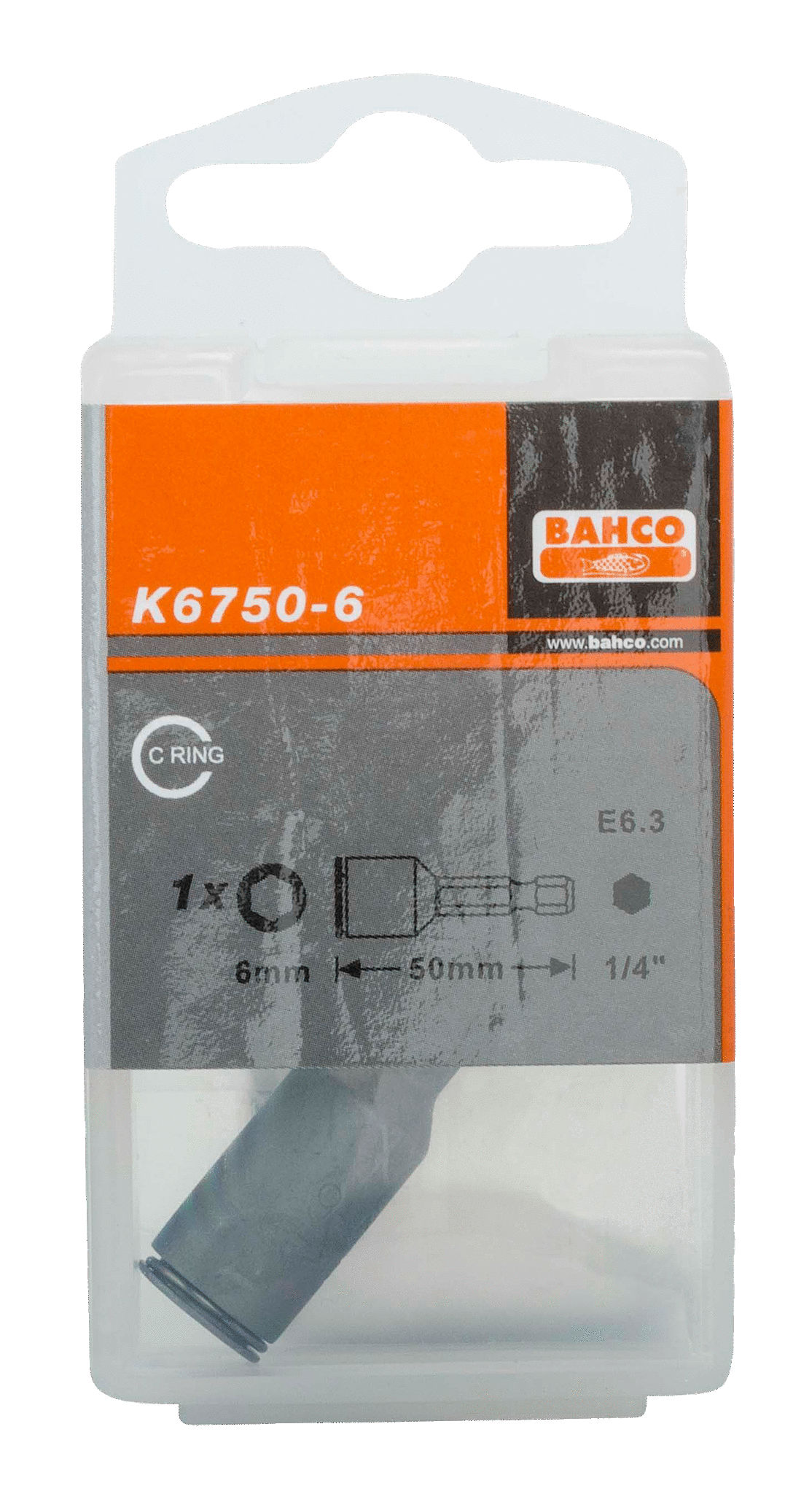 картинка Вставка для гаек, 50 мм BAHCO K6750-8 от магазина "Элит-инструмент"