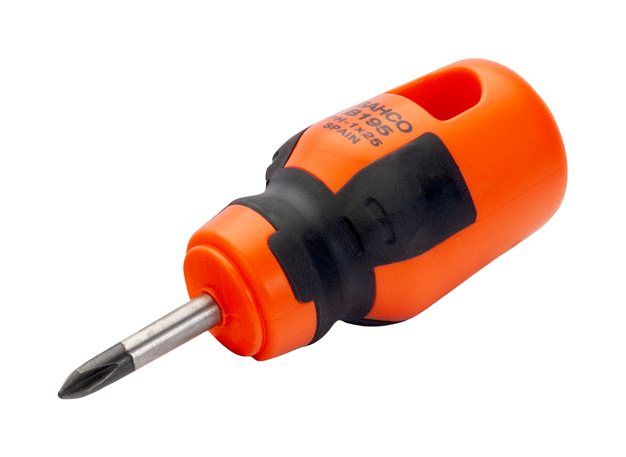 Короткие отвертки под винты Phillips BAHCO SB195.002.025