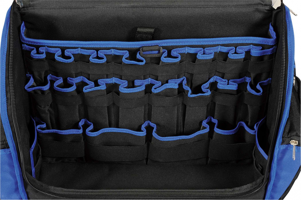 картинка 50807-92 сумка наплечная инструментальная, укомплектованная, 92 предмета, 555 x 410 x 180 мм 38 пр. HEYTEC HE-50807892000 от магазина "Элит-инструмент"