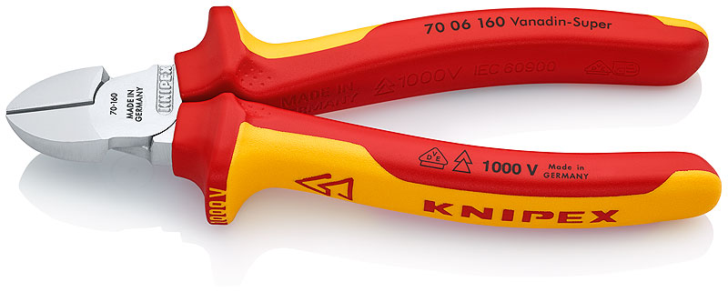 картинка Knipex 003130 BK V01 Набор плоскогубцев для электроустановок VDE, 3 предмета от магазина "Элит-инструмент"