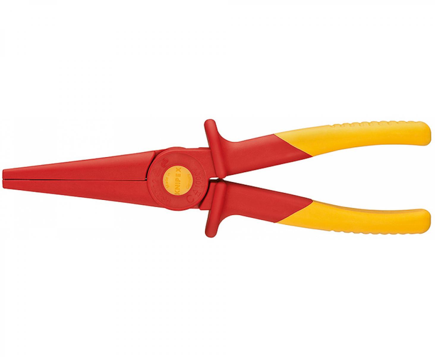Плоские круглогубцы из пластмассы изолированные VDE Knipex KN-986202