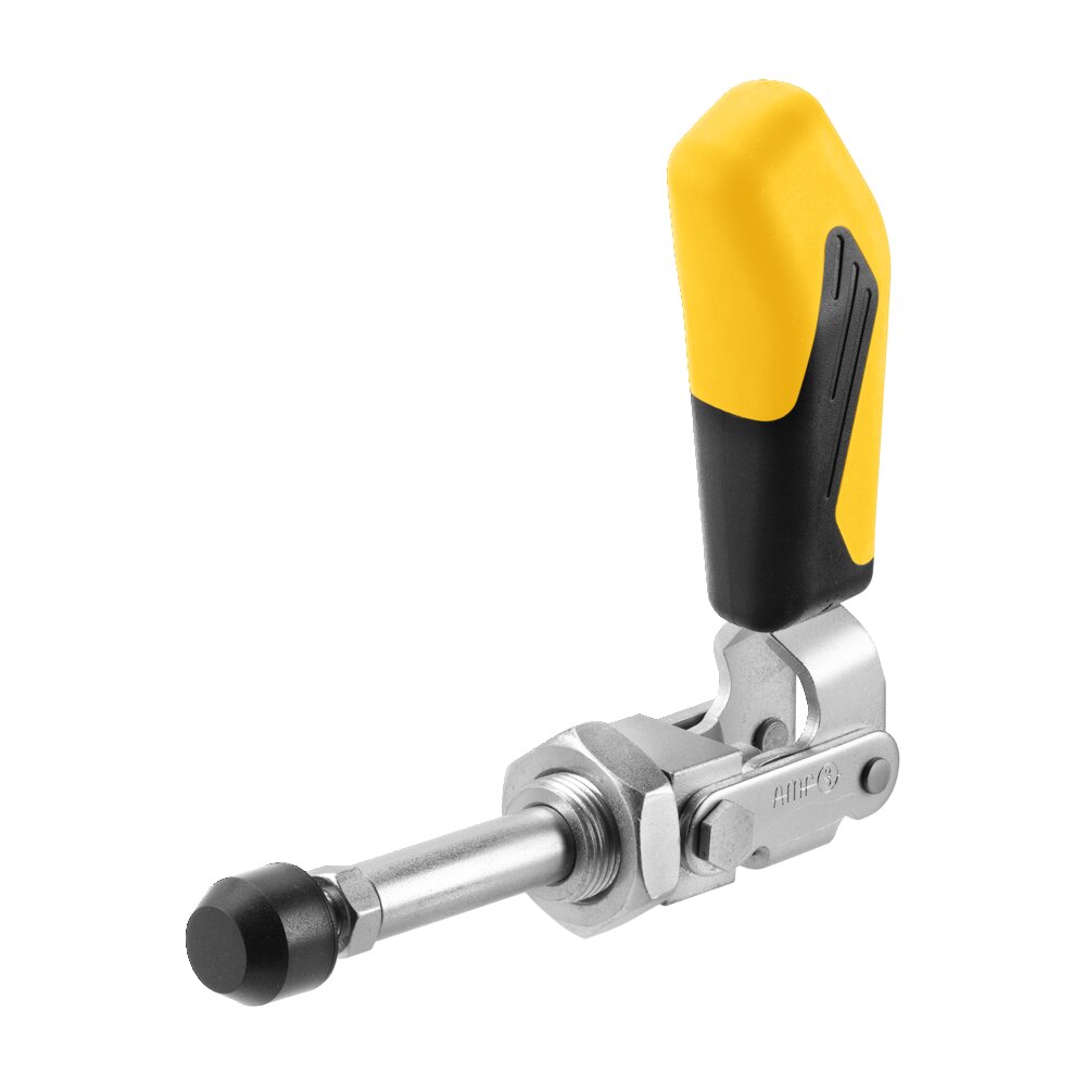 Шарнирный зажим двухтактного типа с желтой ручкой АМF 557170
