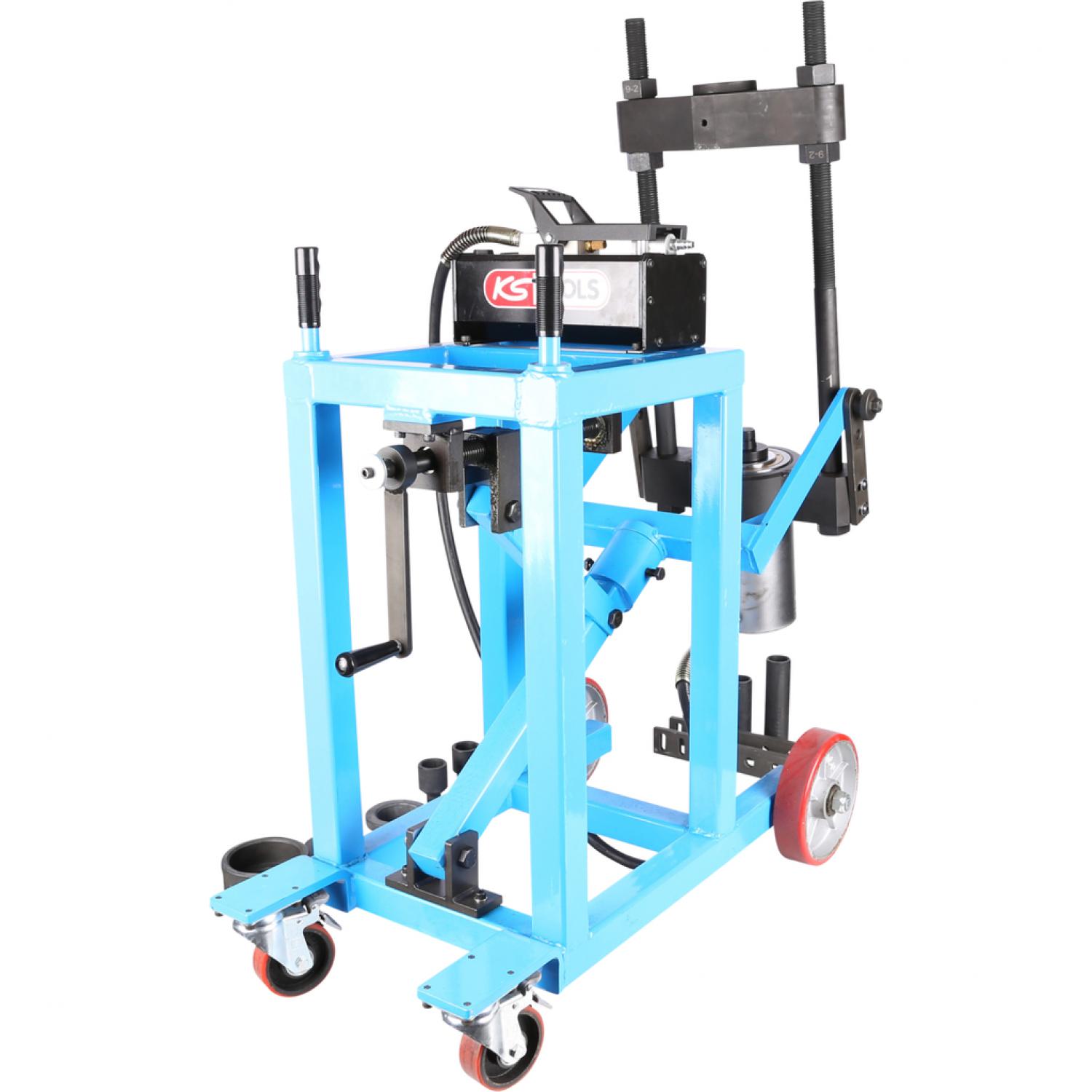 картинка Пресс для шкворня поворотного кулака, 75 т, с комплектом гильз, 29 шт от магазина "Элит-инструмент"