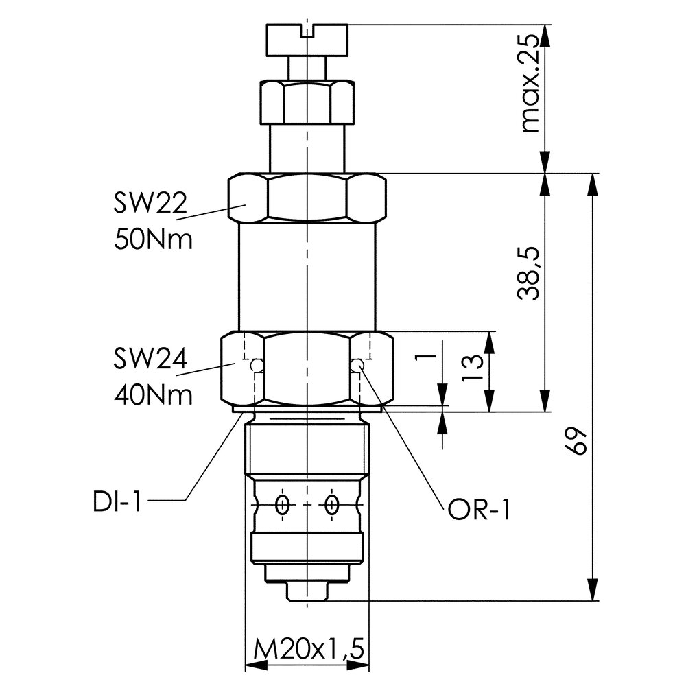 картинка Последовательный клапан АМF 408401 от магазина "Элит-инструмент"