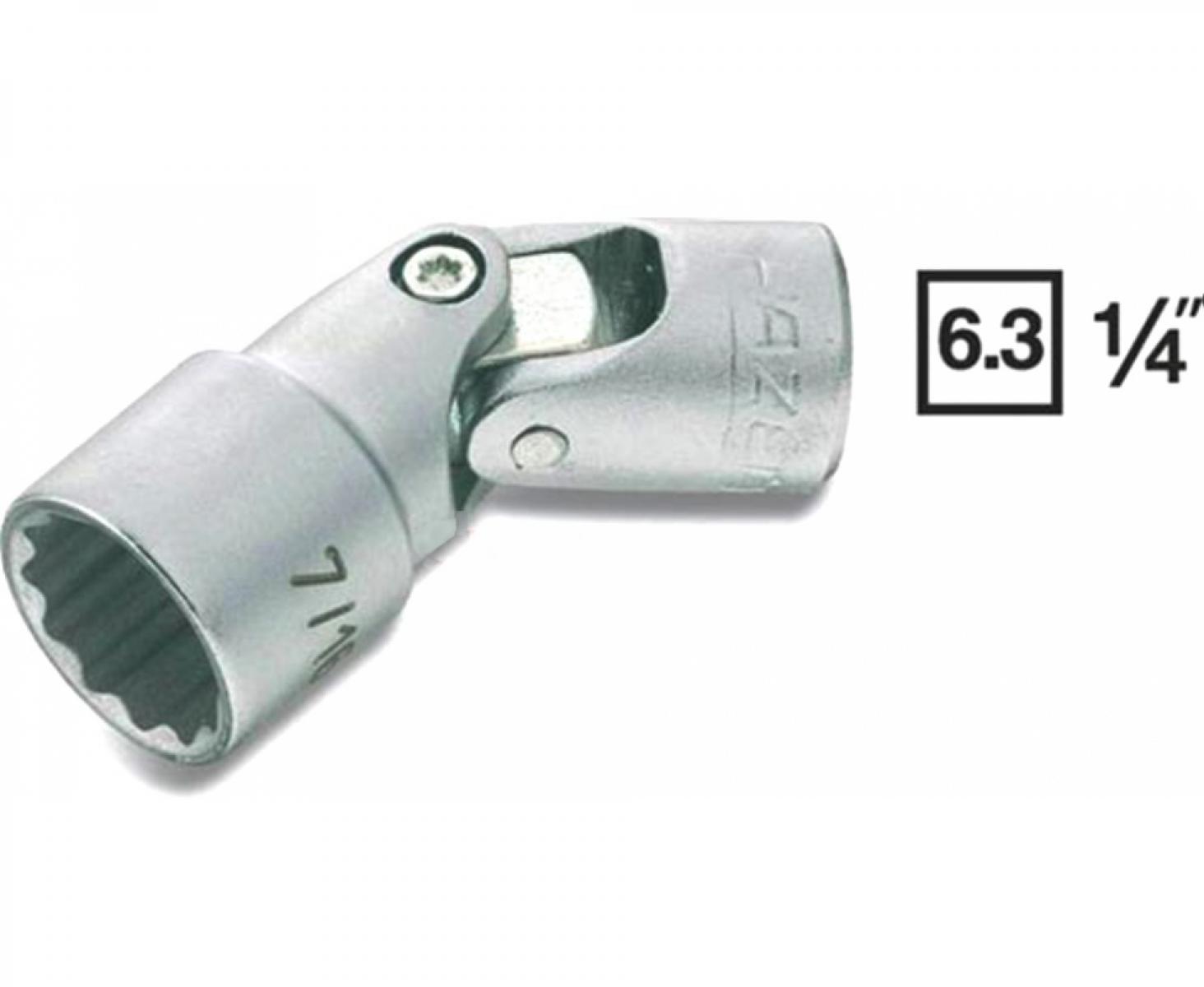 картинка Торцовая головка 12-гранная шарнирная 6 мм 1/4" Hazet 850GZ-6 от магазина "Элит-инструмент"