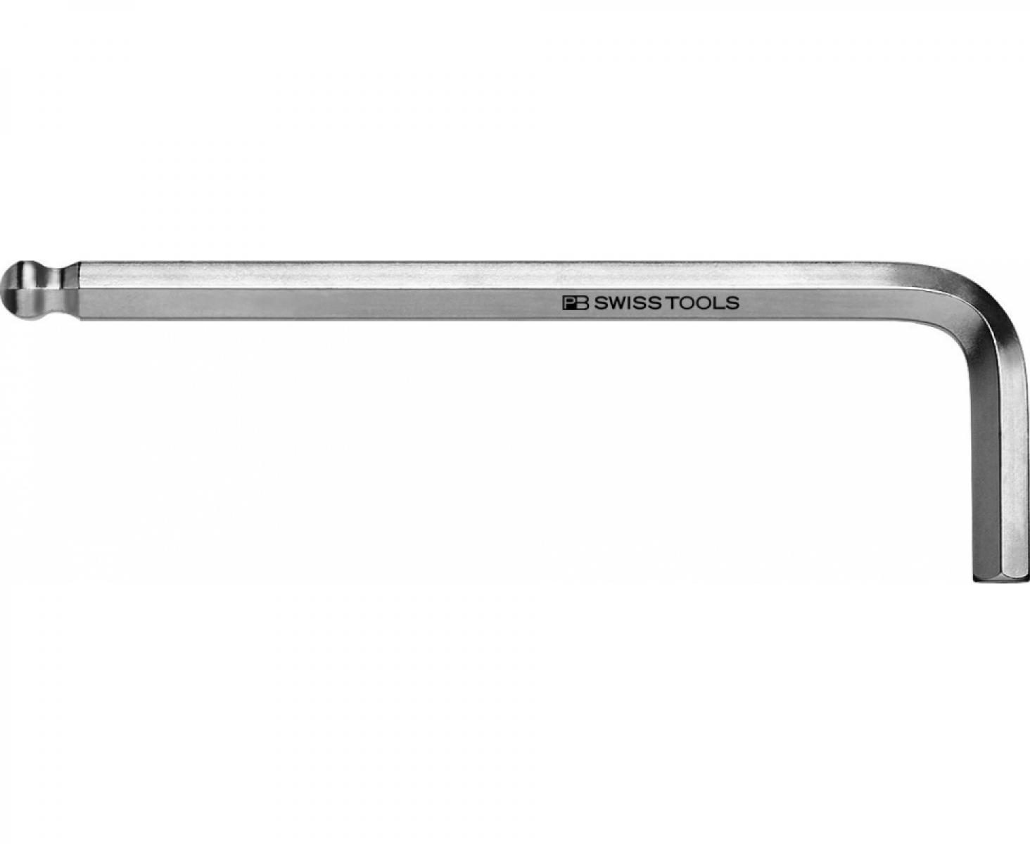 картинка Ключ штифтовый HEX PB Swiss Tools PB 212Z.1/4 со сферической головкой дюймовый от магазина "Элит-инструмент"