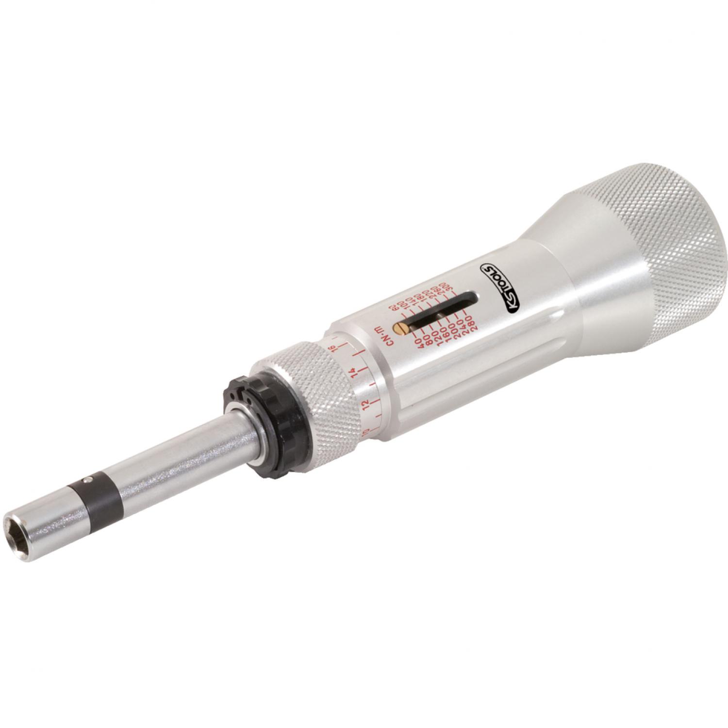 Динамометрическая отвертка ESD 1/4" с микрометрической шкалой, 100-500 cНм