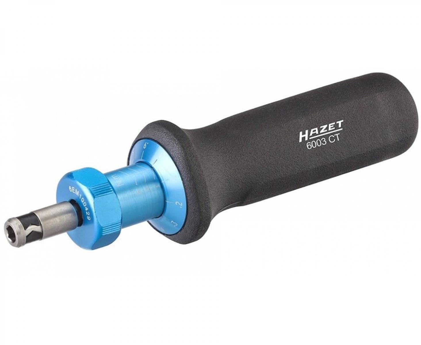 картинка Отвертка динамометрическая 1/4" Hazet 1-6 Нм 6003CT от магазина "Элит-инструмент"