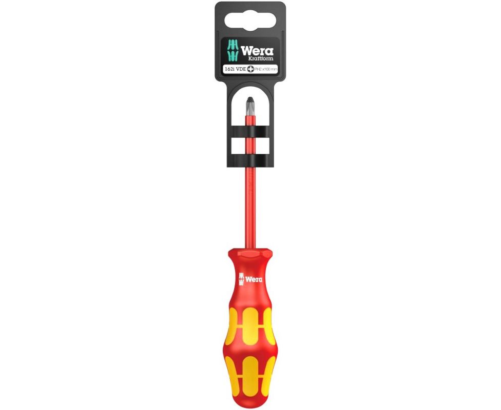 Отвертка Phillips Wera Kraftform 162 i PH VDE WE-100011 PH 1 х 80 изолированная крестовая